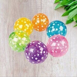 Inflatable Polka Dot Mini Beach Ball